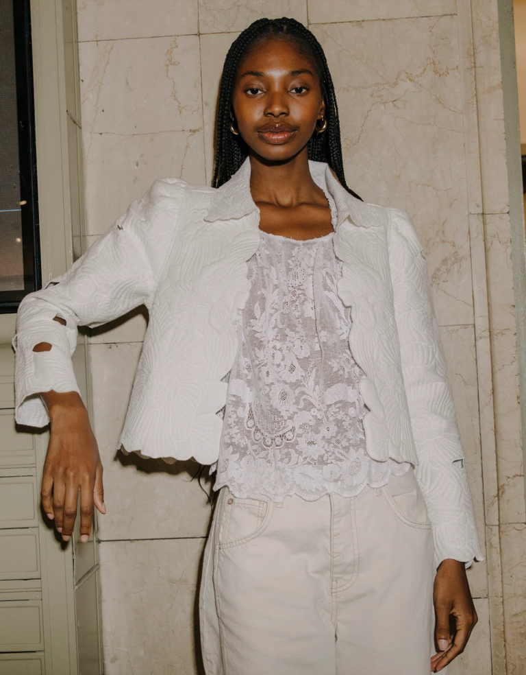 LOVE THE LABEL SYLVIA EMBROIDERED JACKET