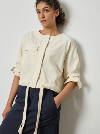 DRAWSTRING WAIST JACKET