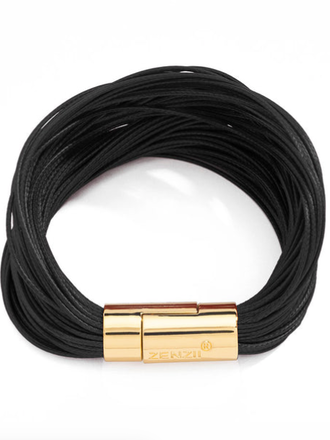 LAYERED LEATHER ROPE BRACELET