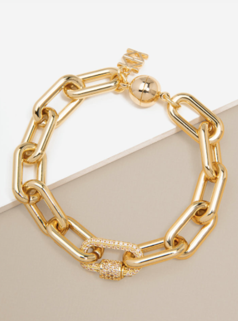 LINK BRACELET WITH CHARM