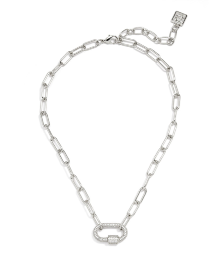 PAVE DIAMOND CHARM NECKLACE