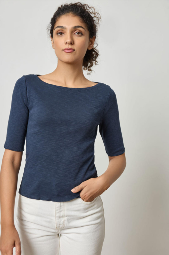 ELBOW SLEEVE BOATNECK