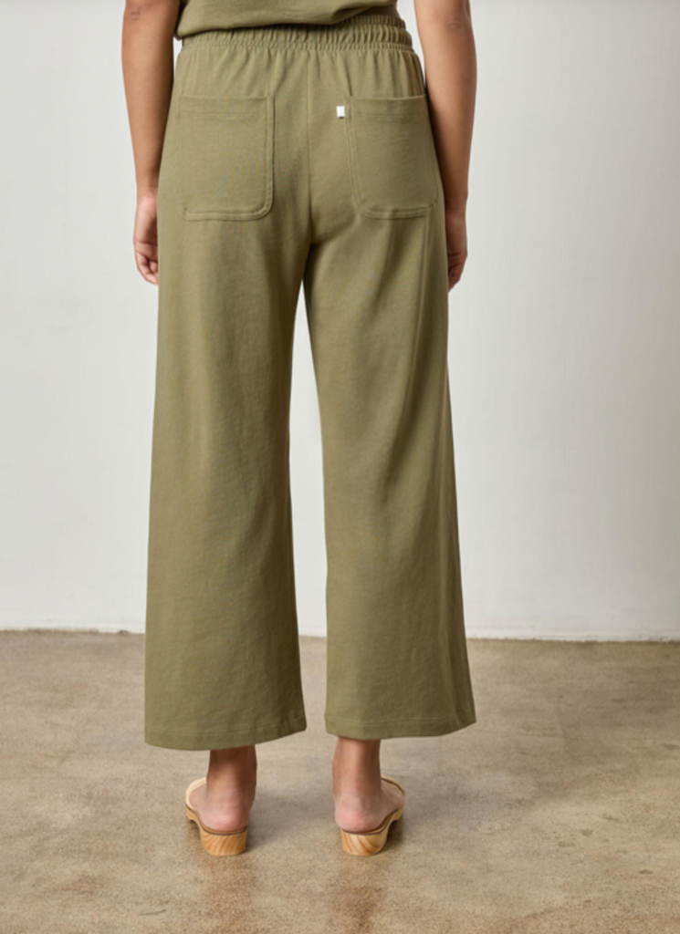 SEAMED WIDE LEG PANT