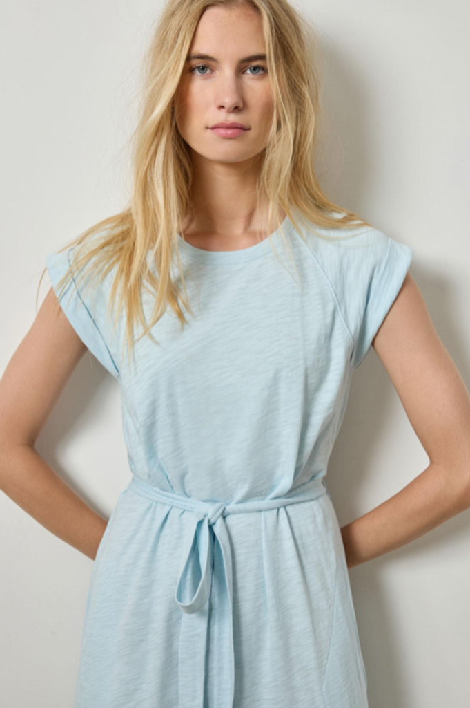 SADDLE SLEEVE MAXI DRESS