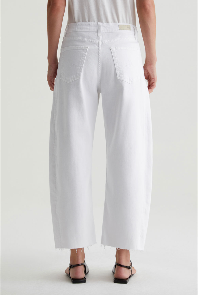 AG JEANS HATTIE CROP HIGH RISE BARREL JEAN