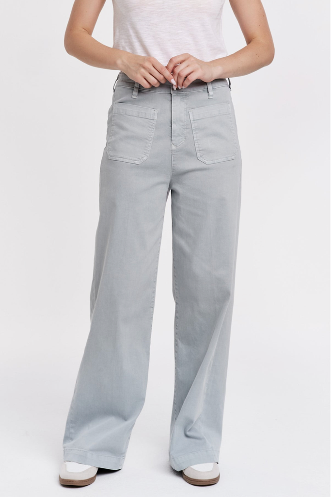 ANOTHER LOVE BRISTOL PATCH POCKET HIGH WAIST PANTS