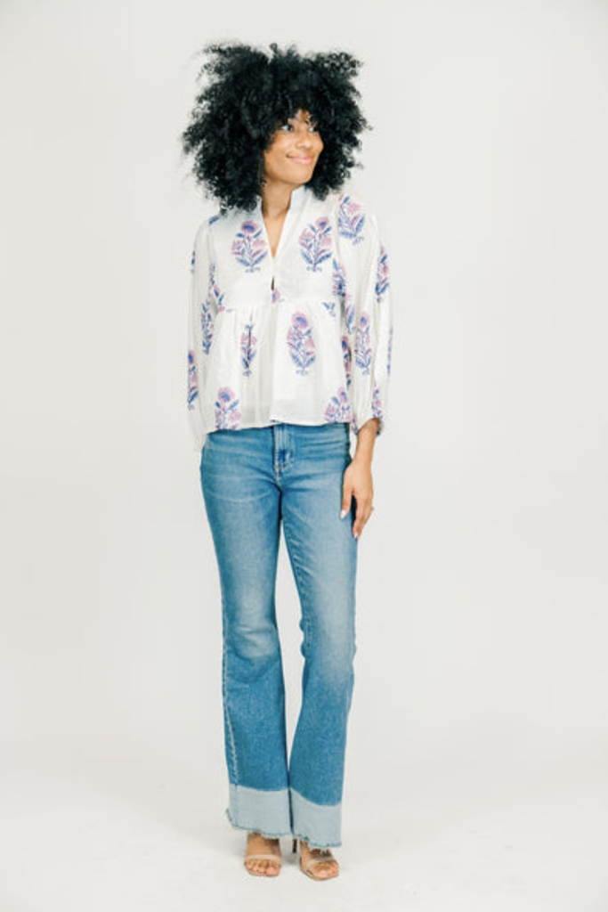 VICTORIA DUNN BLUFFTON BLOUSE