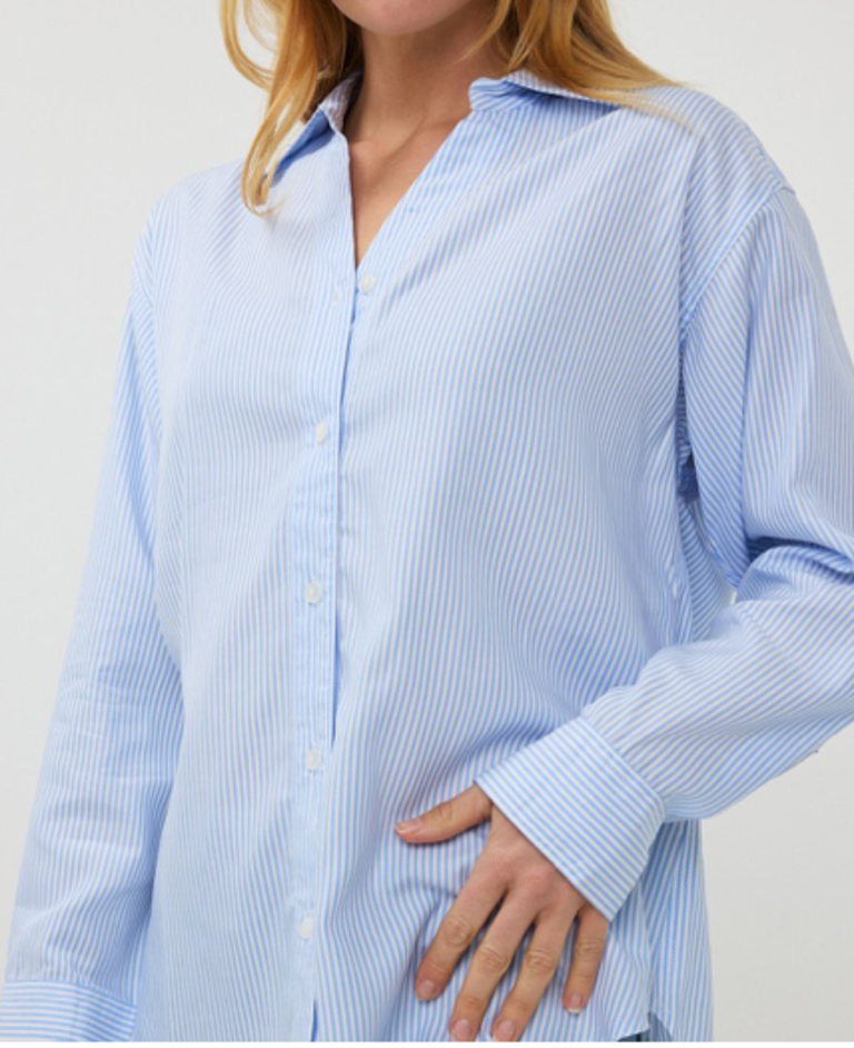 ESQUALO BLOUSE OVERSIZED STRIPE