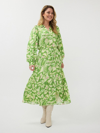 ESQUALO DRESS LONG FLORAL TREASURE