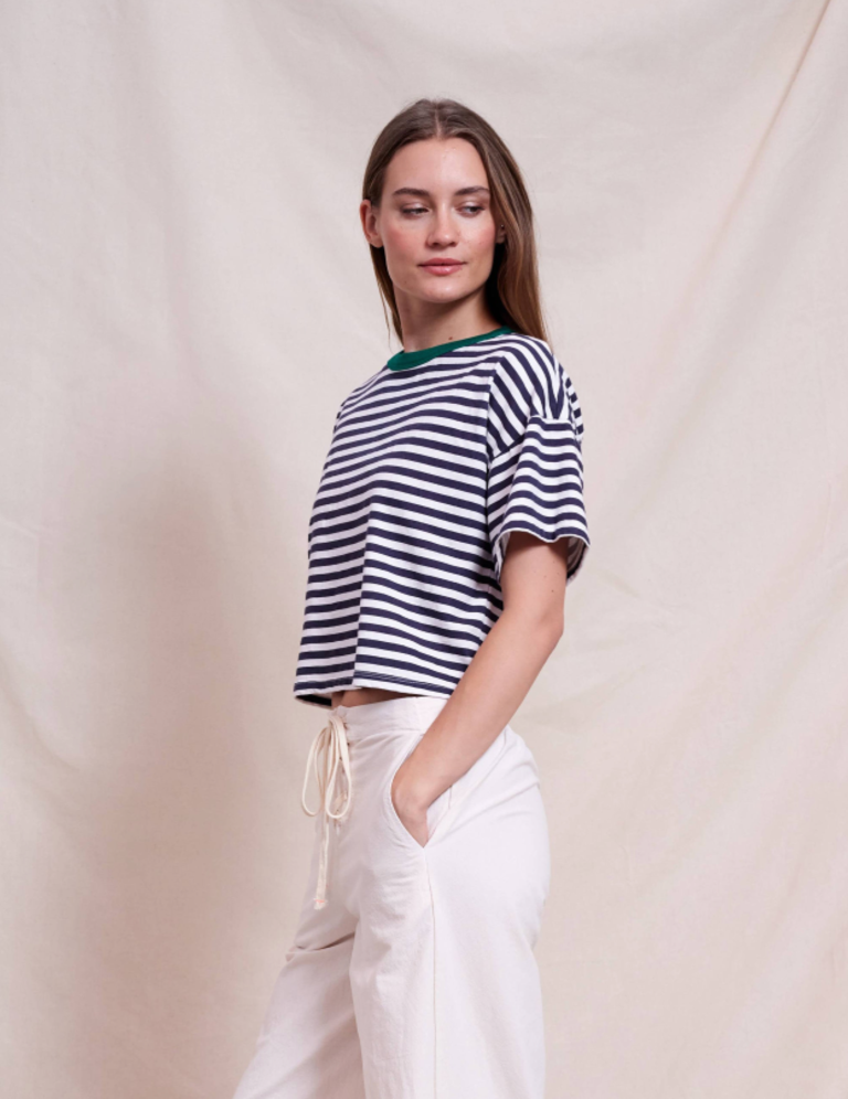 SUNDRY CROPPED BOXY TEE
