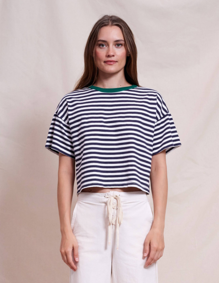SUNDRY CROPPED BOXY TEE