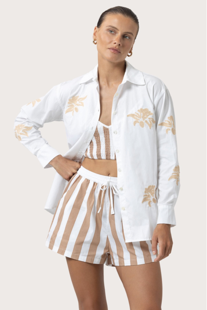 LUSANA JAYCE POPLIN SHIRT