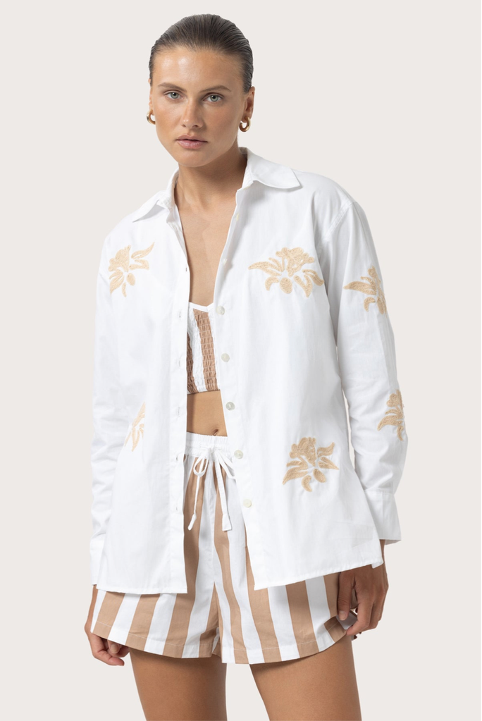 LUSANA JAYCE POPLIN SHIRT