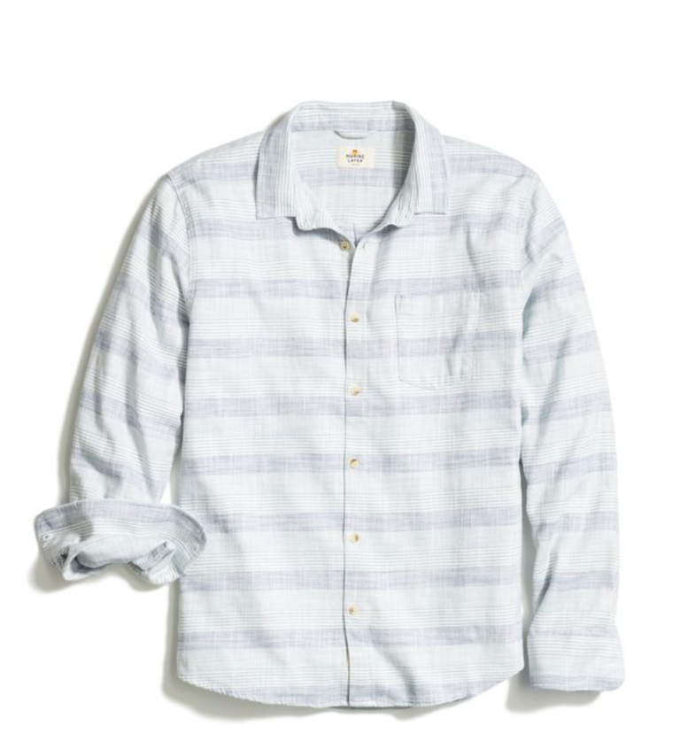 MARINE LAYER L/S CLASSIC STRETCH SELVAGE SHIRT