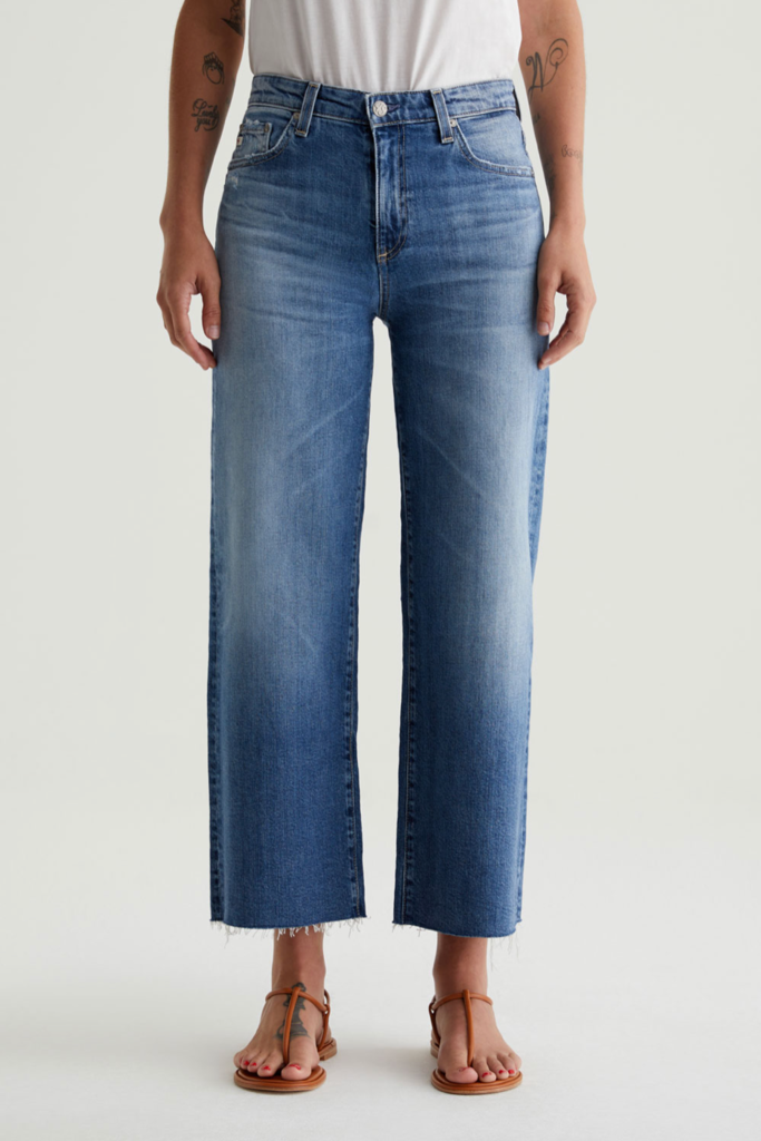 AG JEANS SAIGE WIDE LEG CROP JEAN
