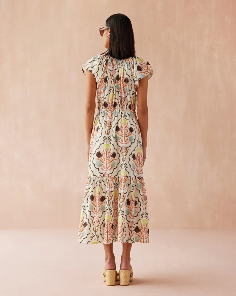 OMIKA CORA MIDI DRESS