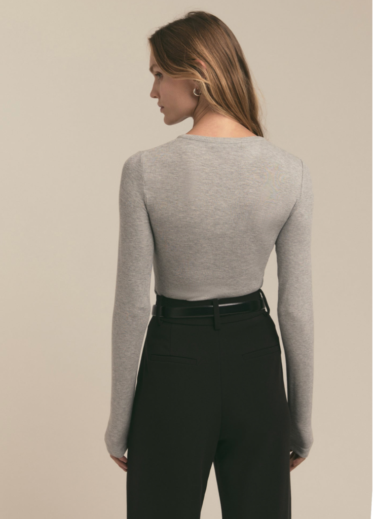 FAVORITE DAUGHTER THE RIBBED HENLEY