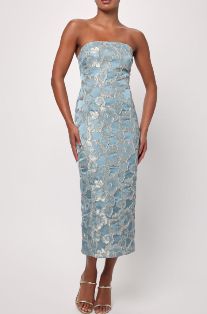 LULUS ISLA STRAPLESS DRESS
