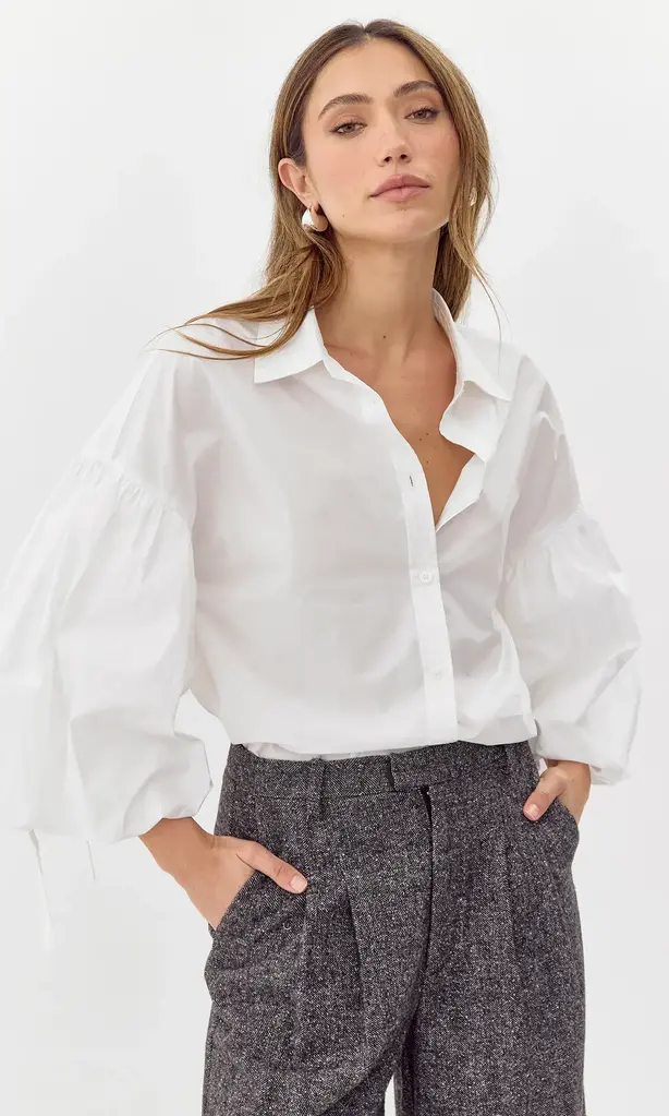 BRIANNA BALOON SLEEVE SHIRT