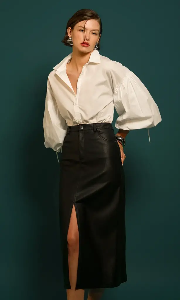 BRIANNA BALOON SLEEVE SHIRT