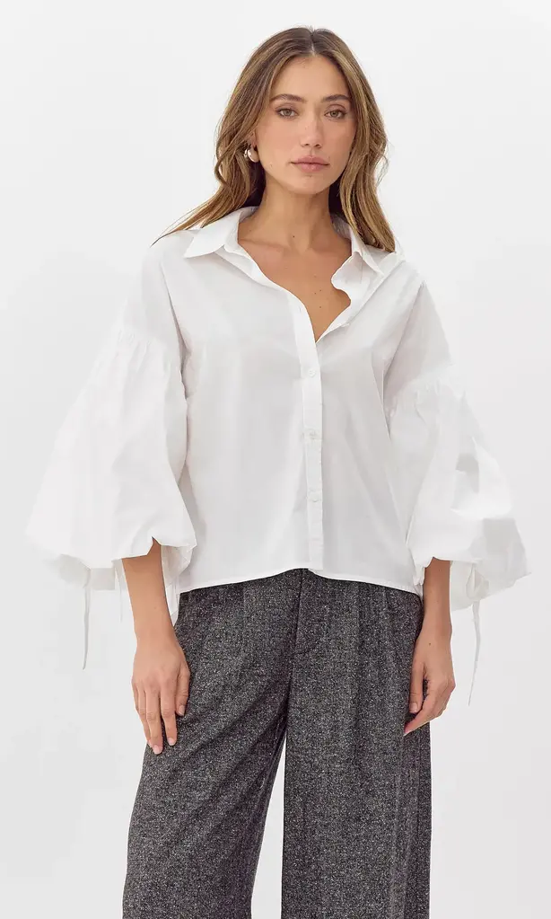 BRIANNA BALOON SLEEVE SHIRT