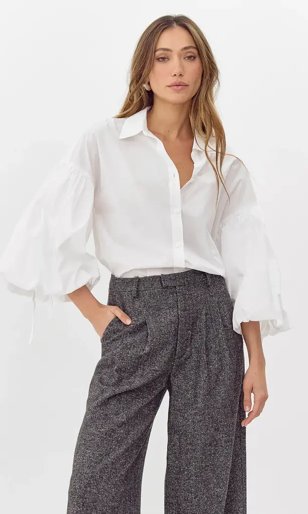 BRIANNA BALOON SLEEVE SHIRT