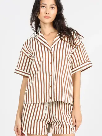 GRAHAM STRIPE VACATION SHIRT