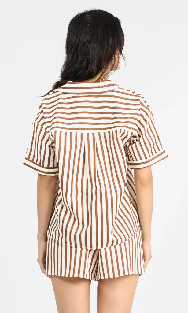GRAHAM STRIPE VACATION SHIRT