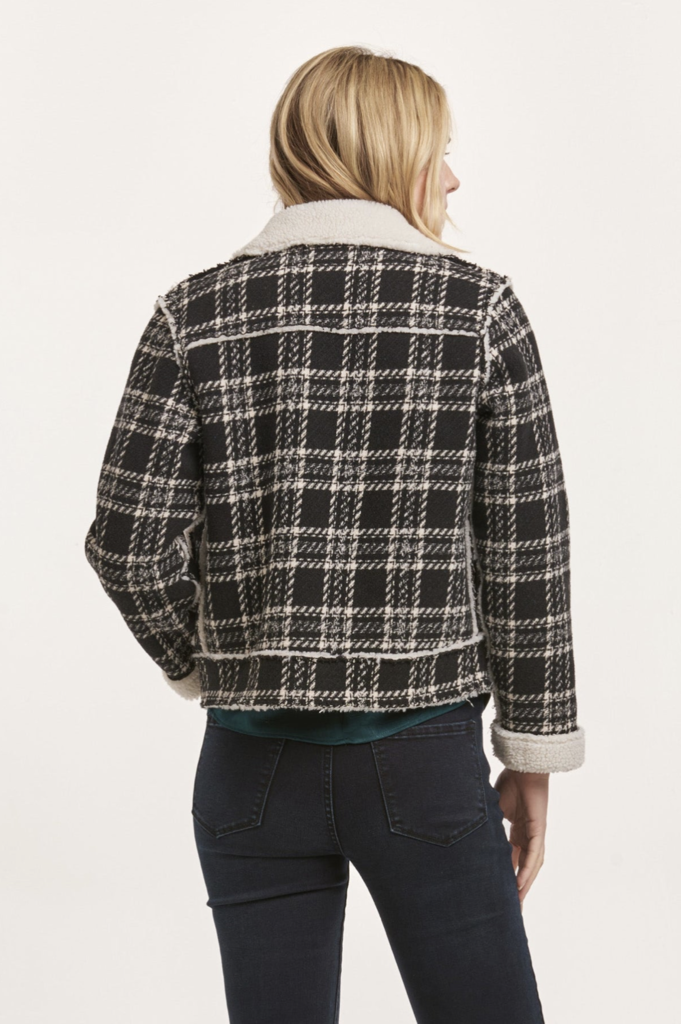 DEAR JOHN ALVIE ZIPPER FRONT COLLARED RELAXED FIT JACKET