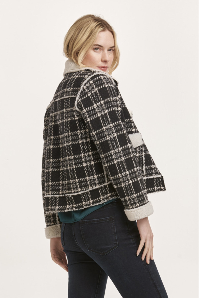 DEAR JOHN ALVIE ZIPPER FRONT COLLARED RELAXED FIT JACKET