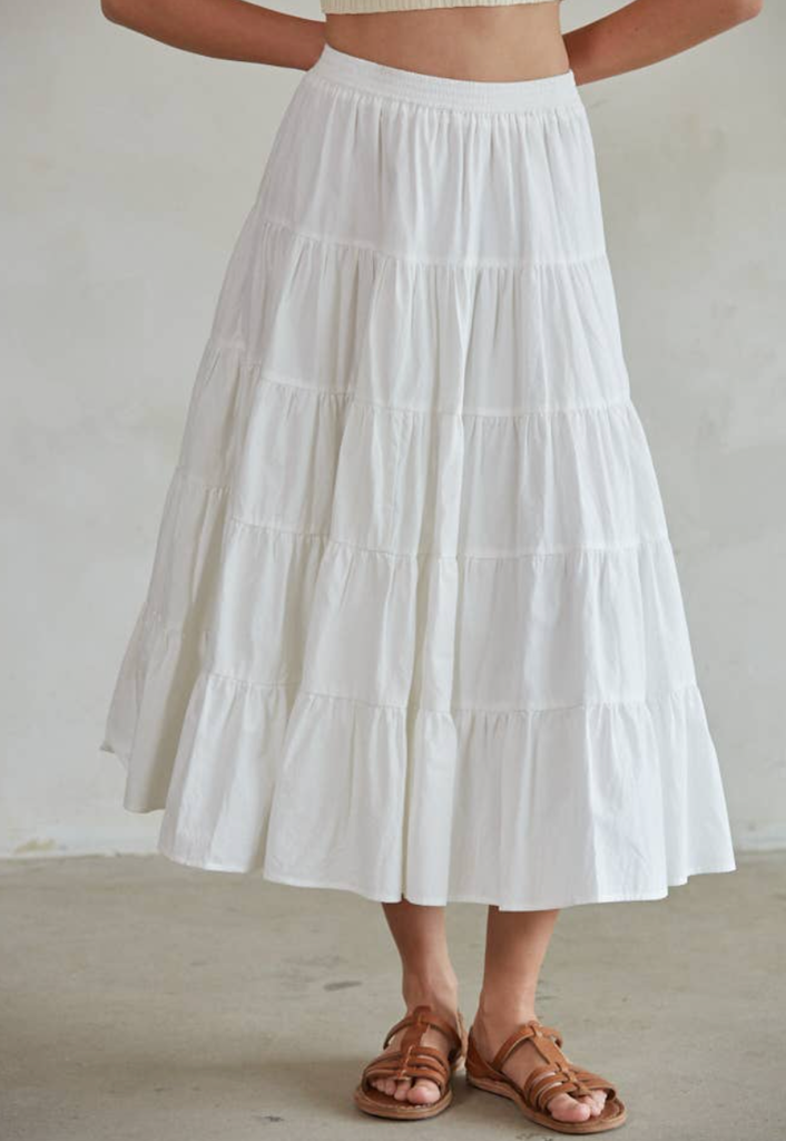 Flare Ruffled Skirt