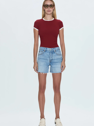 PISTOLA ANDIE HIGH RISE VINTAGE CUT OFF SHORT