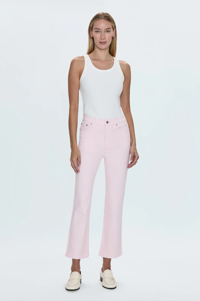 PISTOLA LENNON HIGH RISE CROP BOOT JEAN