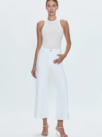 PISTOLA LANA CROP W/CUFF HIGH RISE ULTRA WIDE LEG JEAN
