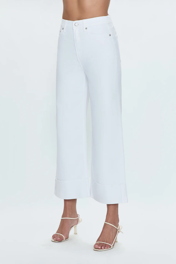 PISTOLA LANA CROP W/CUFF HIGH RISE ULTRA WIDE LEG JEAN