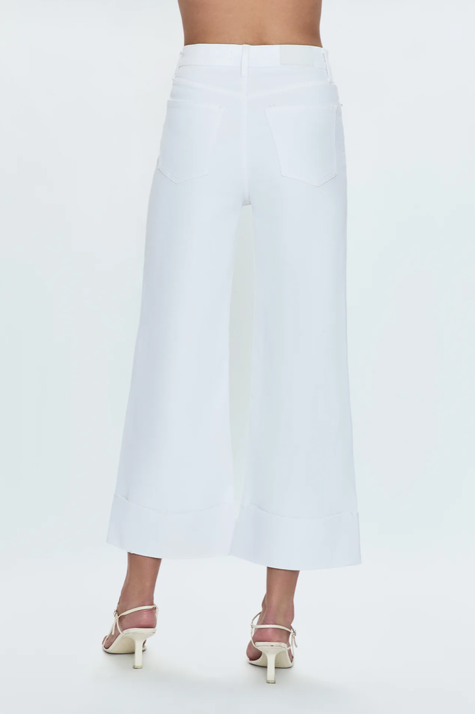 PISTOLA LANA CROP W/CUFF HIGH RISE ULTRA WIDE LEG JEAN