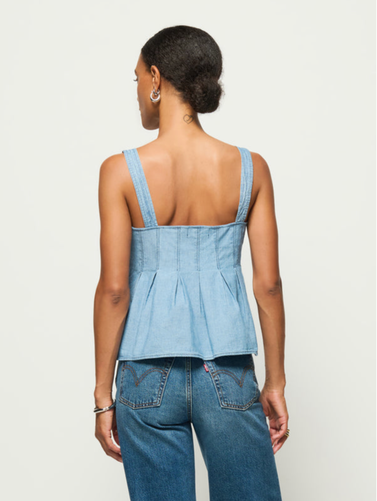 NATION LTD DOVE PLEATED TANK