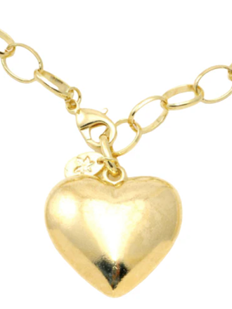 SHEILA FAJL HEART OF GOLD NECKLACE