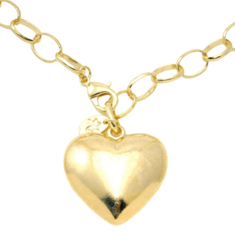 SHEILA FAJL HEART OF GOLD NECKLACE