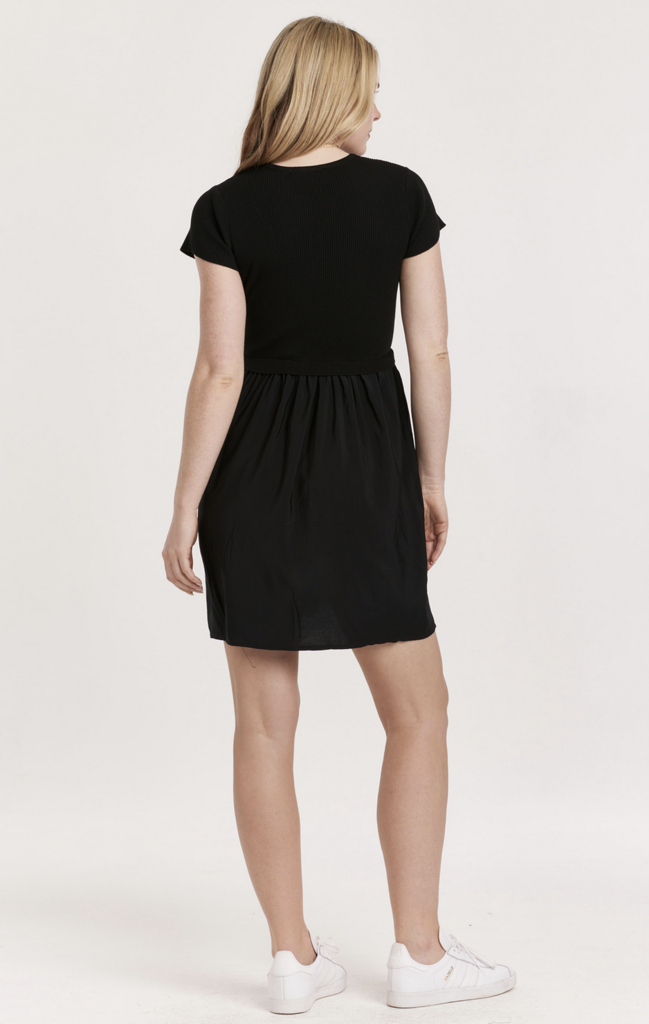 ANOTHER LOVE AVALON MOCK NECK S/S DRESS