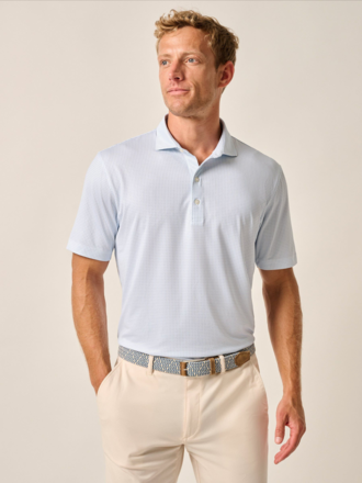 JOHNNIE-O TEE TIME LIGHTWEIGHT PERFORMANCE JERSEY POLO