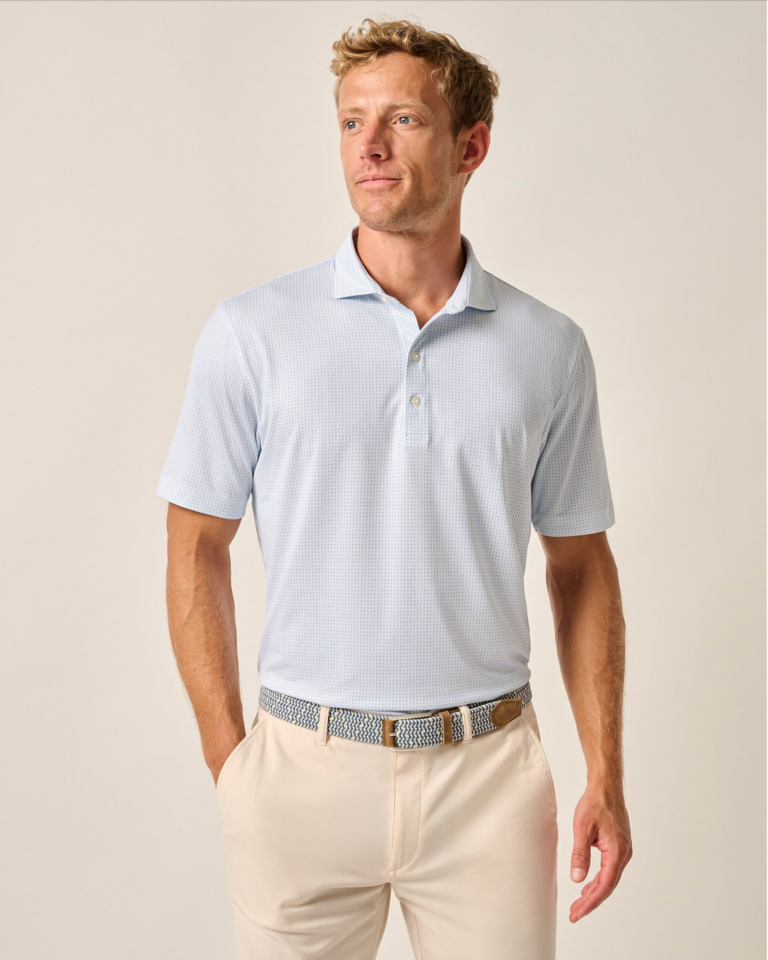 JOHNNIE-O TEE TIME LIGHTWEIGHT PERFORMANCE JERSEY POLO