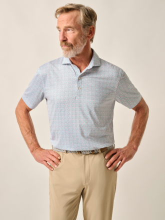 JOHNNIE-O SPRINGWOOD PERFORMANCE POLO JERSEY