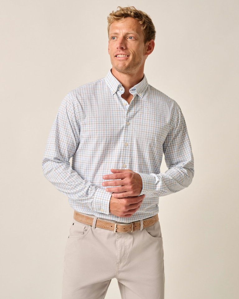 JOHNNIE-O PADDOCK PERFORMANCE BUTTON UP SHIRT
