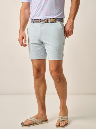 JOHNNIE-O JUPITERS COTTON PERFORMANCE SHORTS