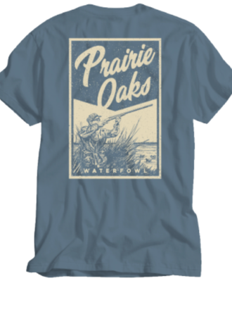 PRARIE OAKS THE OLD WATERFOWLER TEE