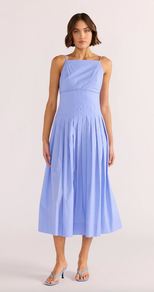 MINKPINK AVALON SQUARE NECK MIDI DRESS