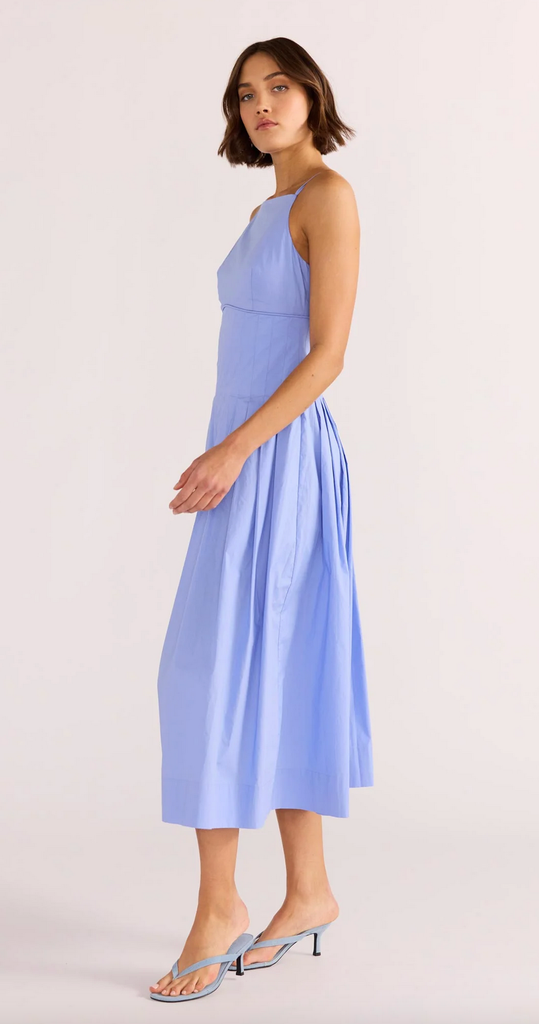 MINKPINK AVALON SQUARE NECK MIDI DRESS