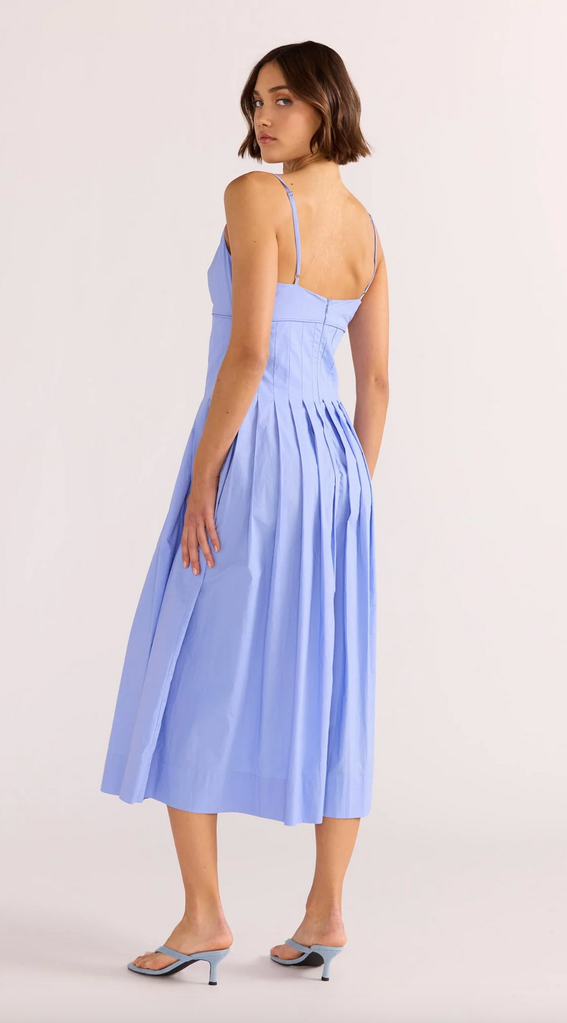 MINKPINK AVALON SQUARE NECK MIDI DRESS
