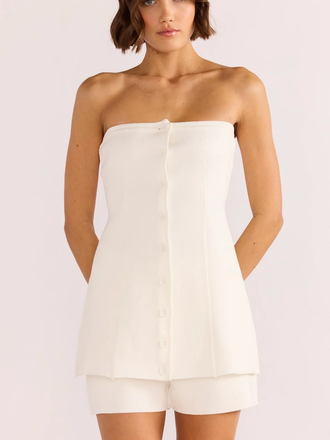 MINKPINK ELORA KNIT BUSTIER TOP